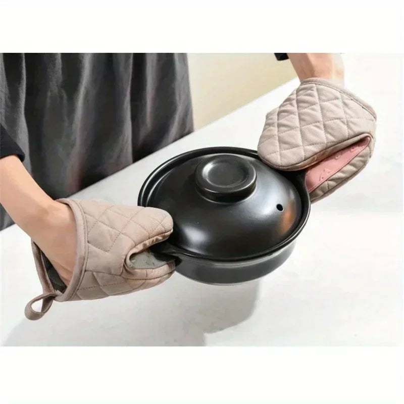 Silicone Oven Glove Clamp – Heat-Resistant Kitchen Mitt Silicone Oven Mitt Nixie