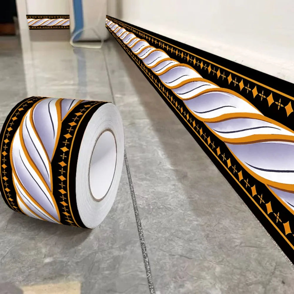 Self-Adhesive Skirting Line Wall Strip 5/10M | 8 Colors