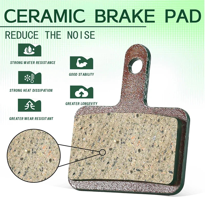 BUCKLOS Ceramic Disc Brake Pads for Shimano B01S B05S MTB Bike Disc Brake Pads Nixie