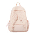 Angel Wing Women's Nylon Backpack | Korean Style Large Capacity Women's Backpack Nixie Pink