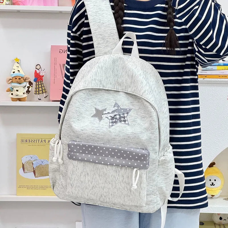 Korean Minimalist Large Backpack for Teen Girls | School Bag Teen Girls Backpack Nixie