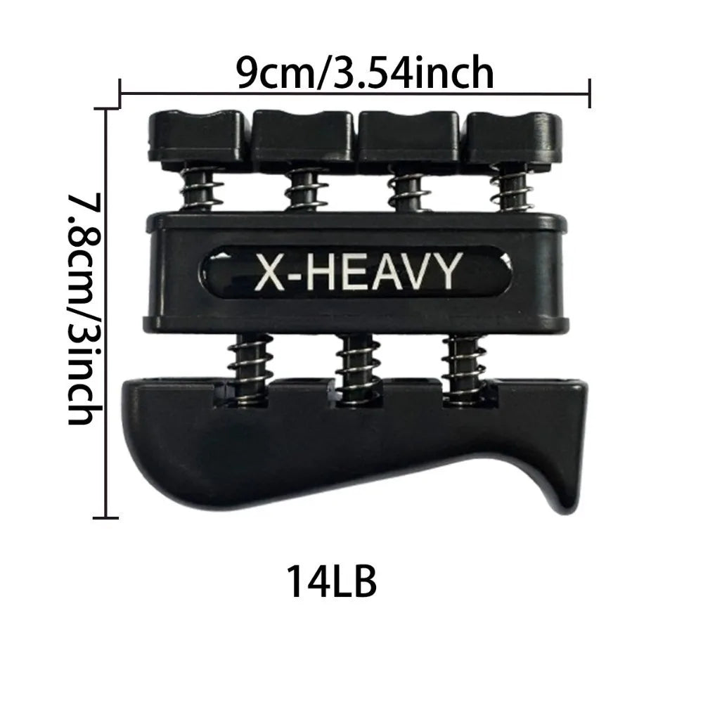 Grip & Finger Strengthener – Adjustable Resistance Trainer Grip Strengthener Nixie Black -14LB