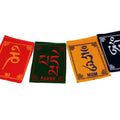 10pc Tibetan Prayer Flags Wind Horse Buddhist String Décor Decorative Prayer Flags Nixie Multicolor