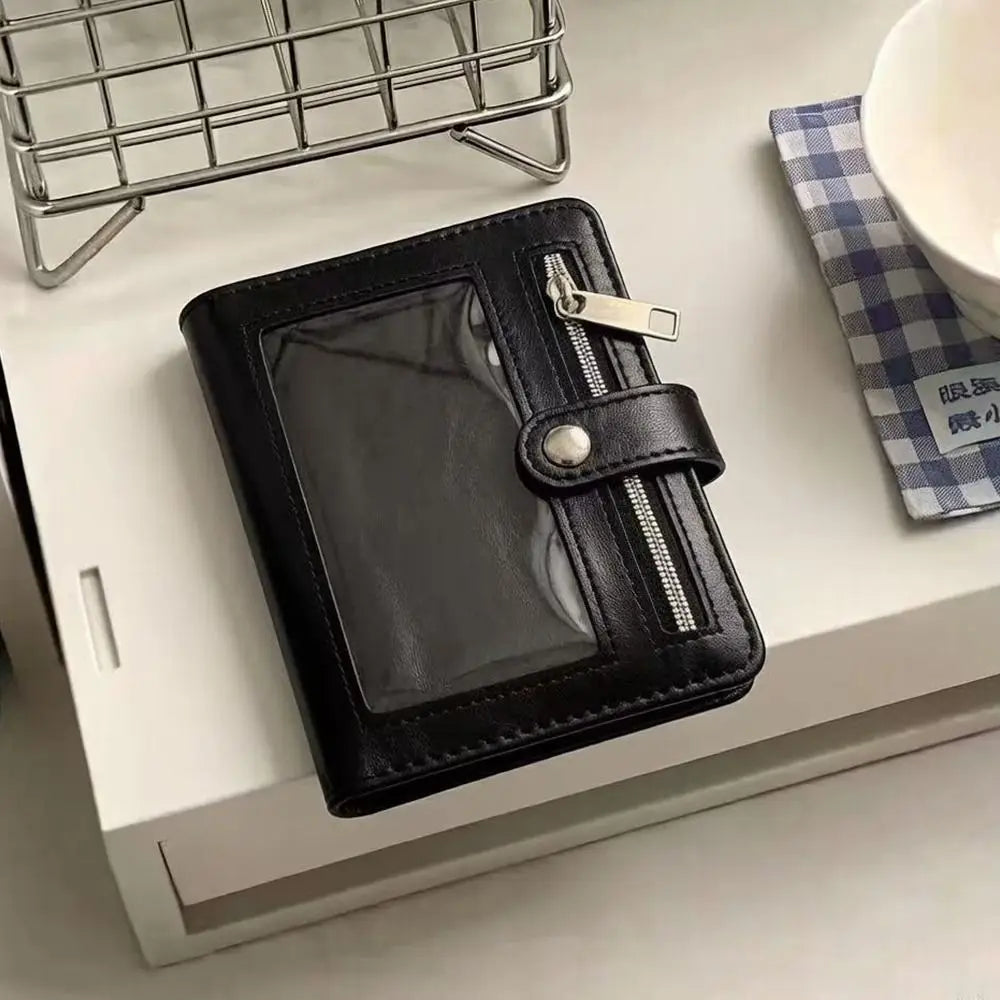 Nixie M5 PU Leather Binder Notebook | Photo Window 5-Ring Journal