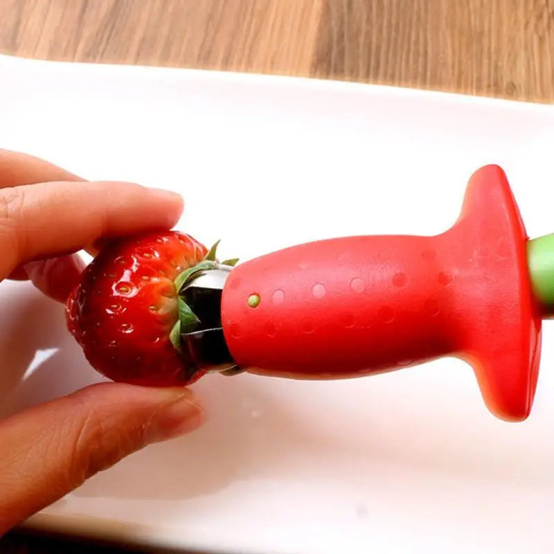 Strawberry Huller & Fruit Core Remover Tool – BPA Free Fruit Corer Tool Nixie