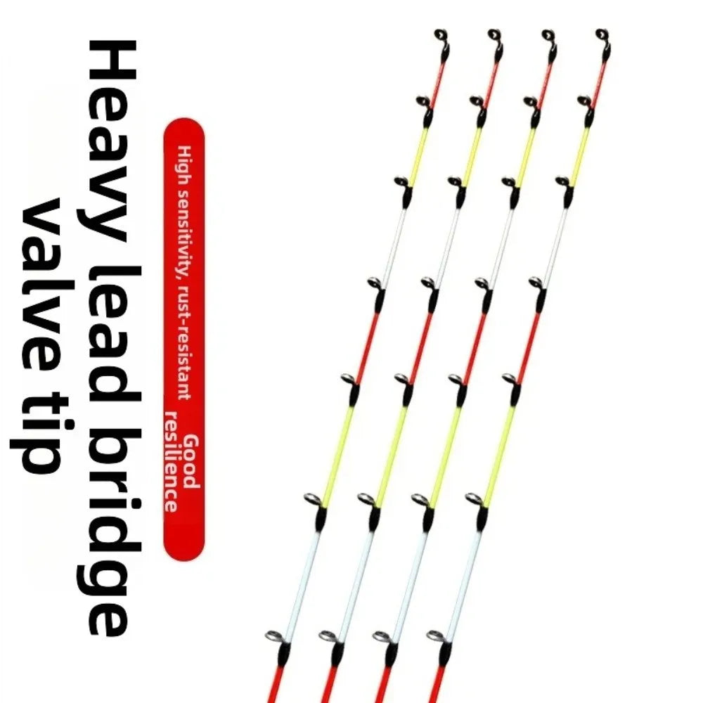 55cm Stainless Steel Fishing Rod Tip – 13 Guide Rings Fishing Rod Tip Nixie