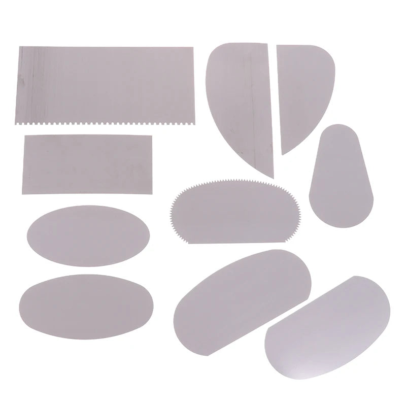 10-Piece Stainless Steel Clay Sculpting & Pottery Scraper Set Clay Sculpting Tools Nixie
