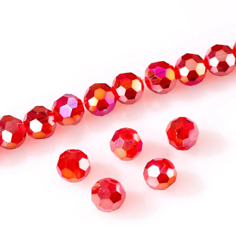 Colorful Faceted Crystal Glass Beads – DIY Jewelry Making