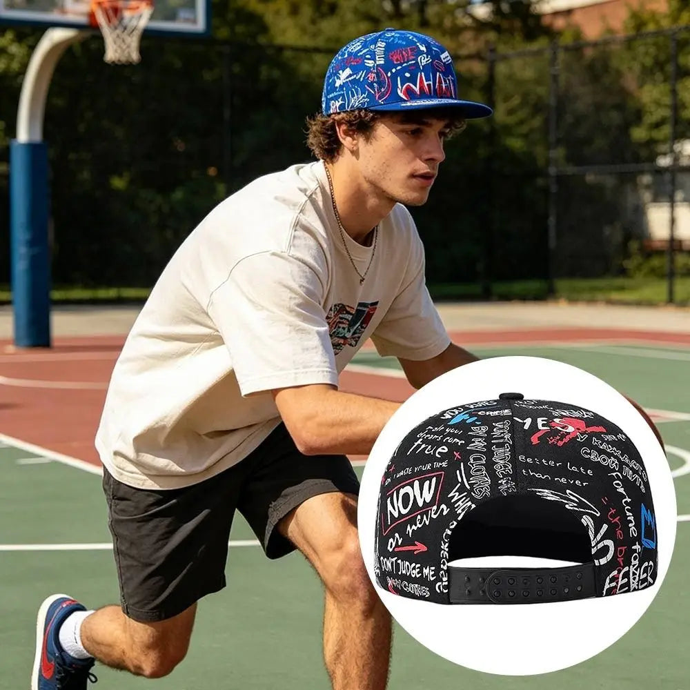 Hip Hop Graffiti Baseball Cap – Adjustable Unisex Sun Hat