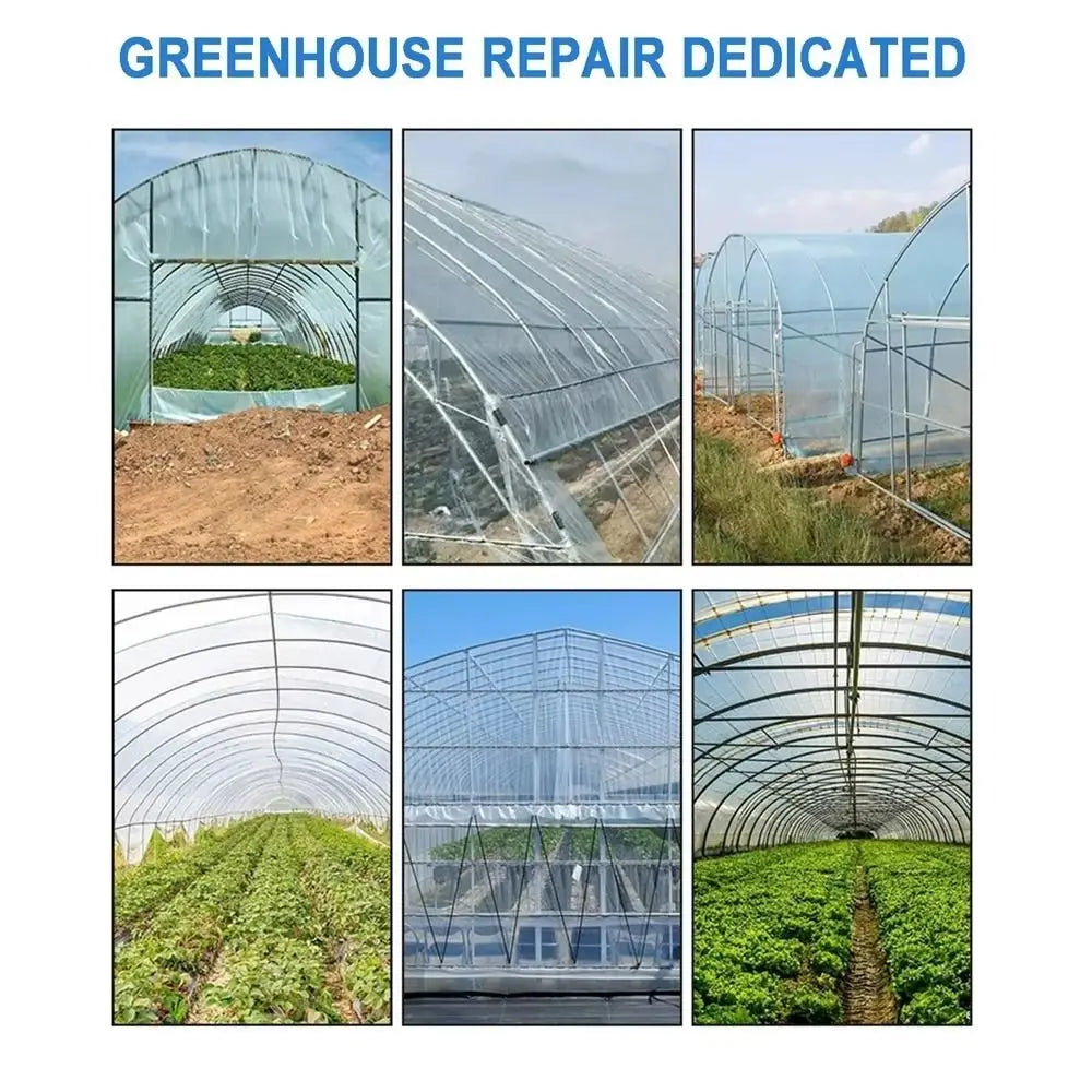 UV Resistant Greenhouse Film Repair Tape | Transparent PE Patch Greenhouse Repair Tape Nixie