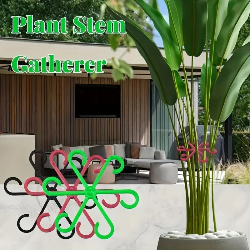 4-Piece Plant Stem Support Clips – Bamboo Branch Fixator Plant Support Clips Nixie