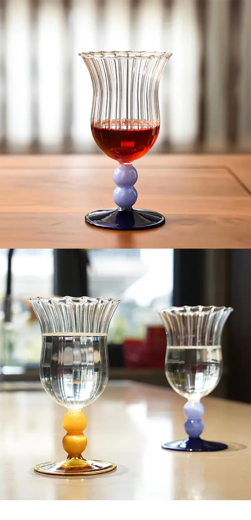 Luxury Colored Champagne Cocktail Glass – French Retro | Nixie Cocktail Glass Set Nixie