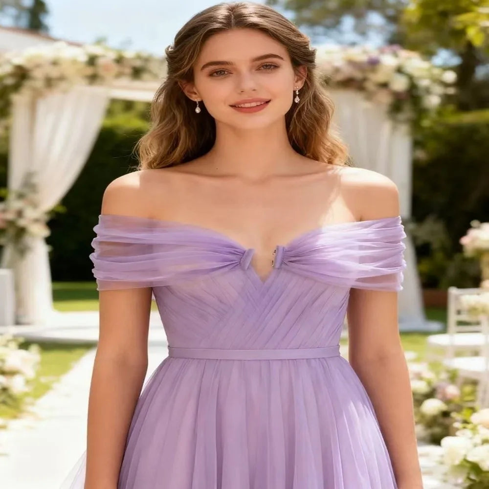 Off-Shoulder Sheer Chiffon Bridal Shawl – DIY Arm Straps Bridal Wrap Shawl Nixie Purple