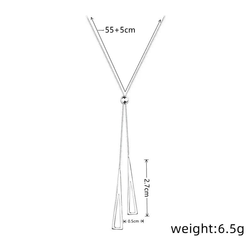 Hip Hop Tassel Pendant Necklace – Adjustable Women's Jewelry Pendant Necklace Nixie