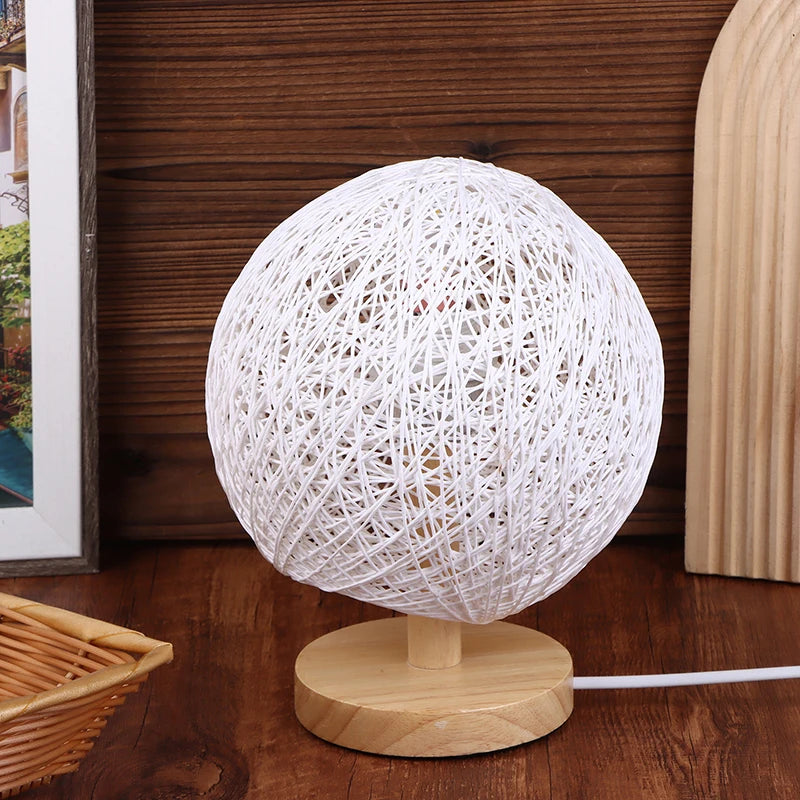 Round Hand-Woven Rattan Pendant Lampshade 20cm | Boho Décor Pendant Lampshade Nixie A2