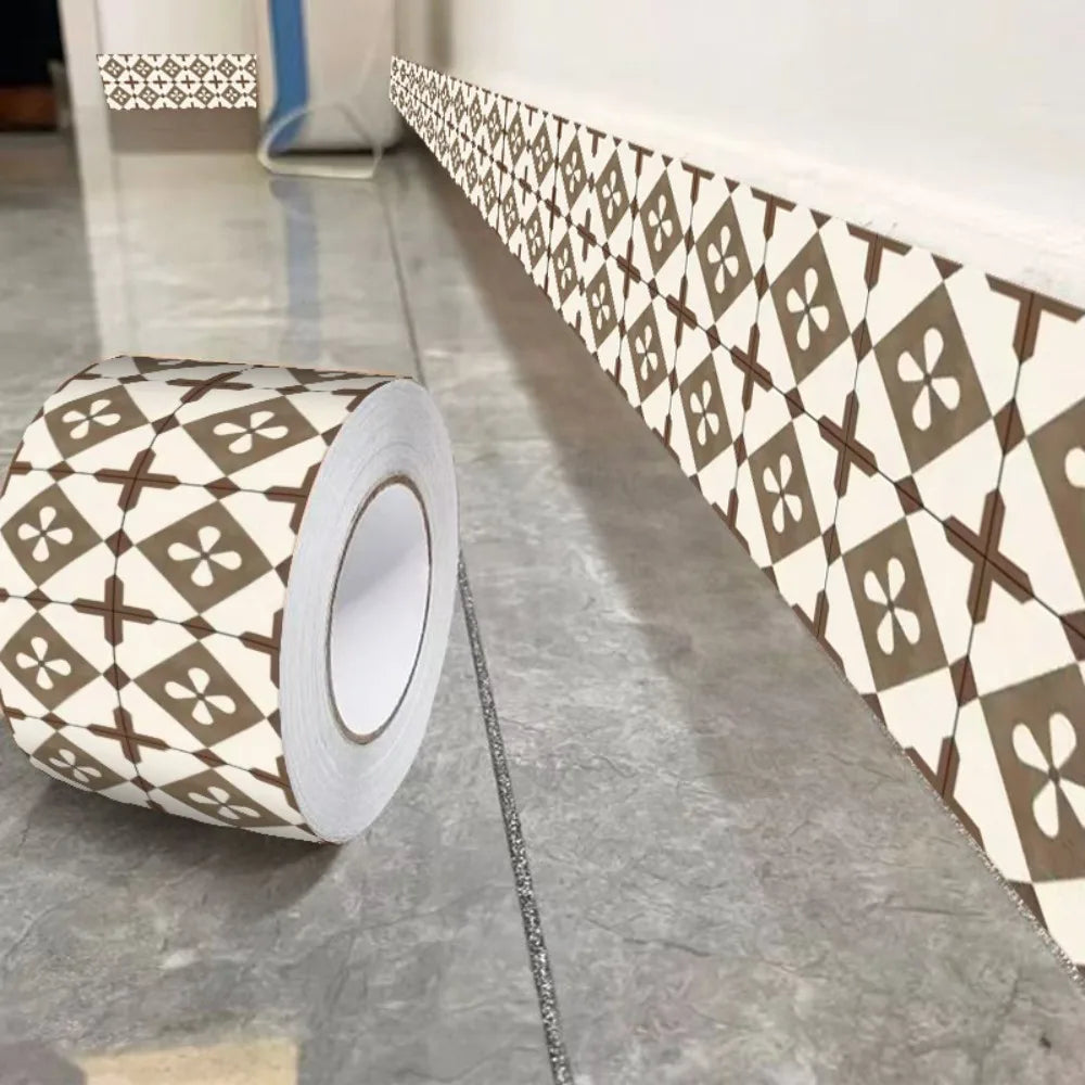 Self-Adhesive Skirting Line Wall Strip 5/10M | 8 Colors
