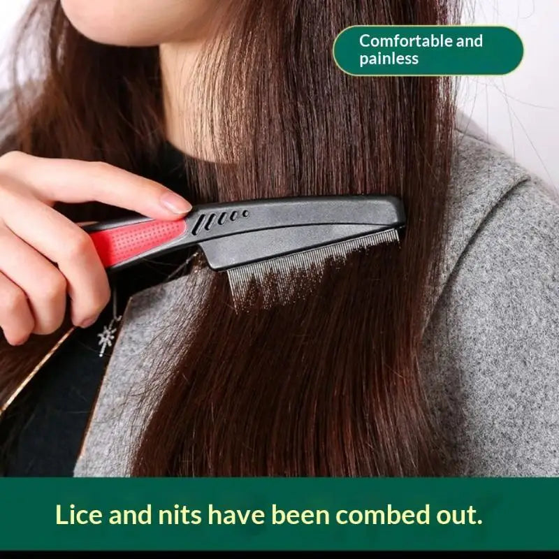 Pet Grooming Comb – Stainless Steel Fine Tooth Cat & Dog Brush Pet Grooming Comb Nixie one size