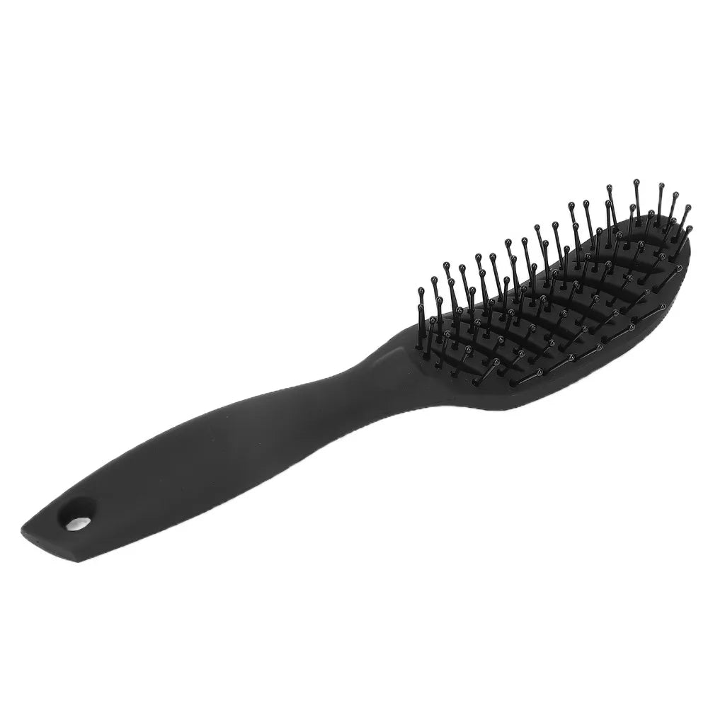Curved Vent Hair Comb with Nylon Bristles – Travel & Daily Hair Comb Nixie
