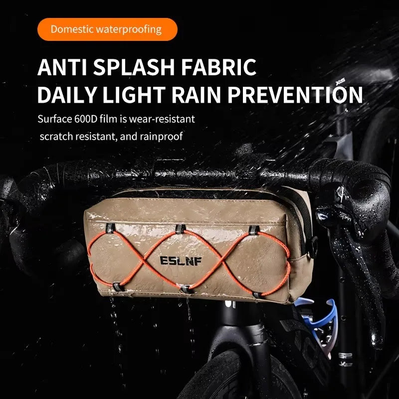 ESLNF Bike Handlebar Bag Waterproof Reflective Cycling Front Bag Handlebar Cycling Bag Nixie
