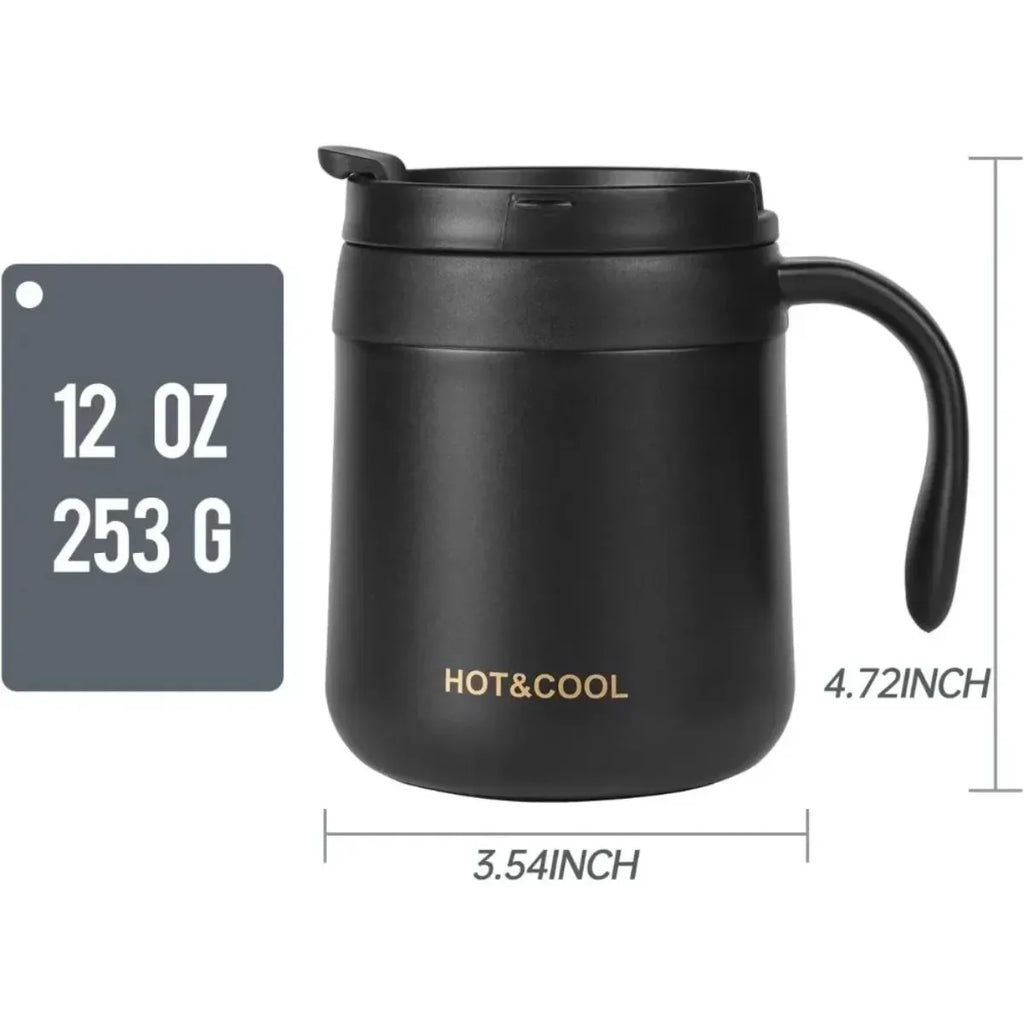 Stainless Steel Thermal Coffee Mug with Handle 350/550ml Thermal Travel Mug Nixie