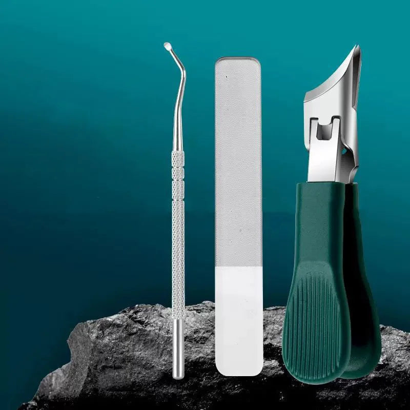 3-Piece Eagle Beak Nail Clipper Kit – Wide Jaw Thick Nails