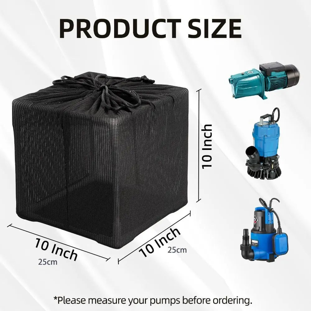 Reusable Pond Pump Filter Bag – High Flow Drawstring Nylon
