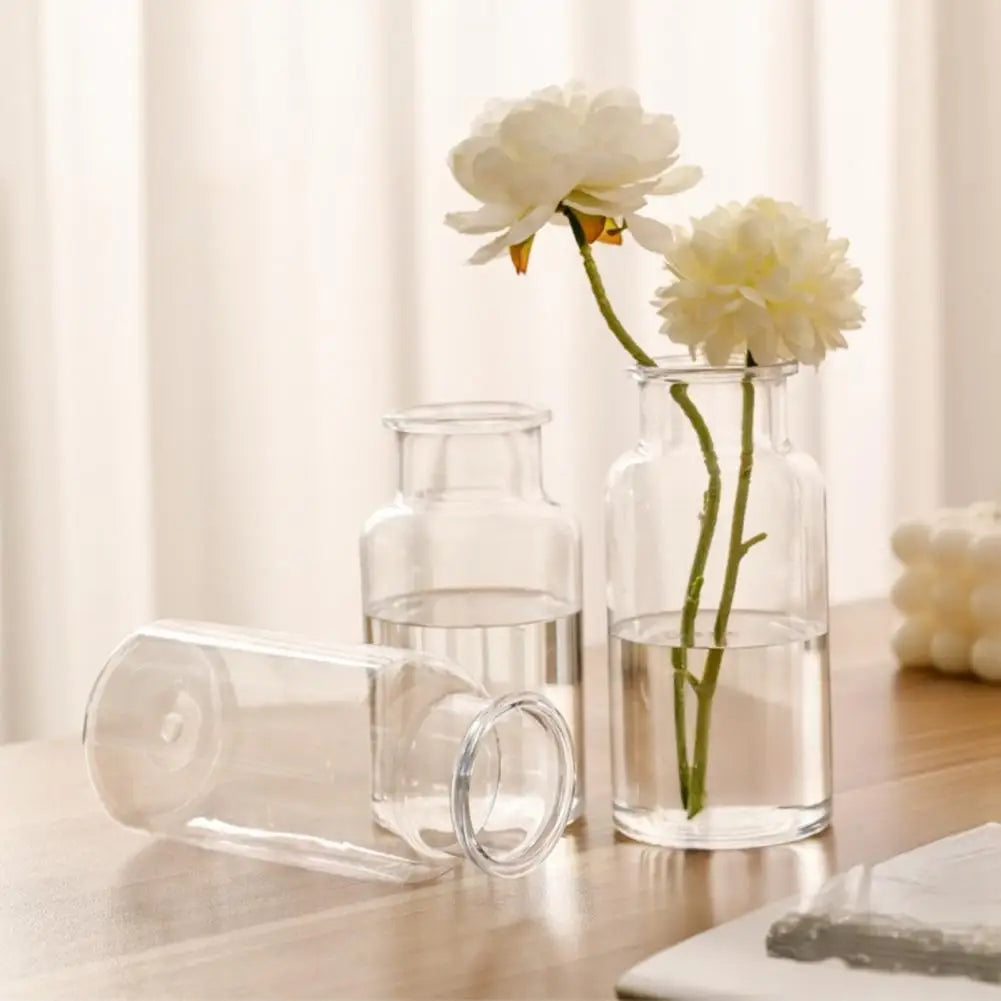 Mini Clear Bud Vases for Flowers – Wedding & Home Decor Decorative Bud Vase Nixie