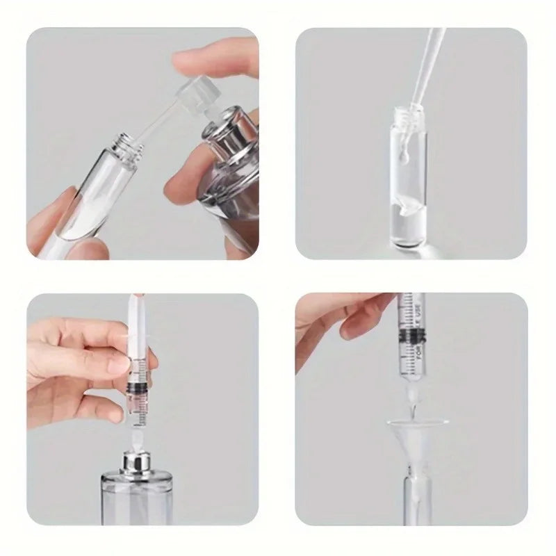 Perfume Transfer Set – Funnel, Pipette, Dropper & Syringe 20/40pc Cosmetic Transfer Tools Nixie
