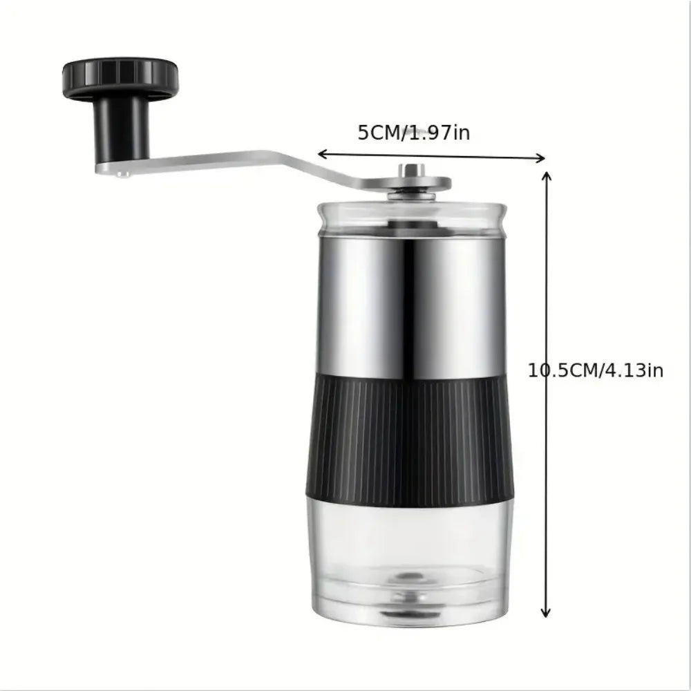 Mini Manual Coffee Bean Grinder – Portable Stainless Steel Manual Coffee Grinder Nixie