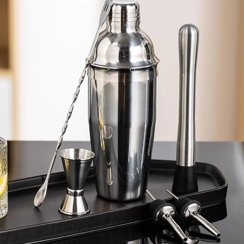 Stainless Steel Cocktail Shaker Set – Complete Bartender Kit