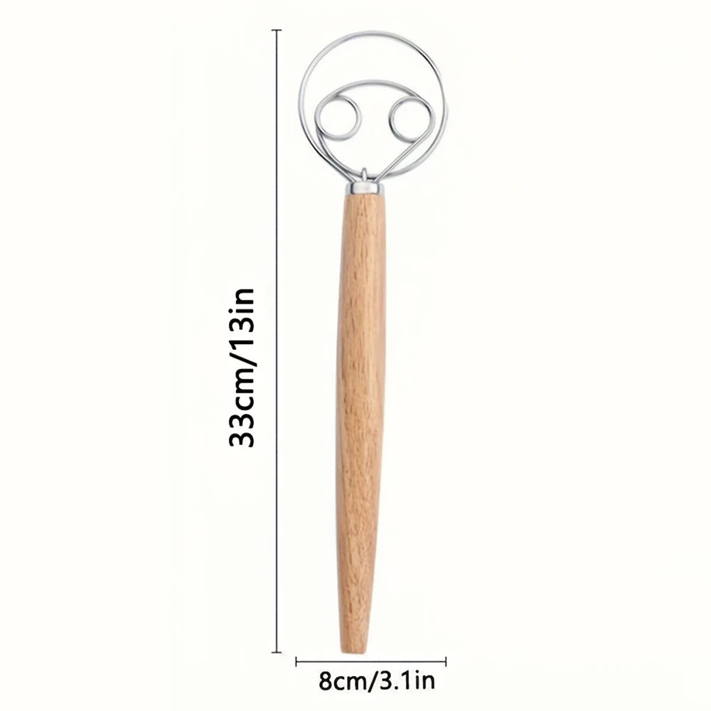 Stainless Steel Dough Whisk – Dutch Bread Kneading Mixer Dough Whisk Nixie