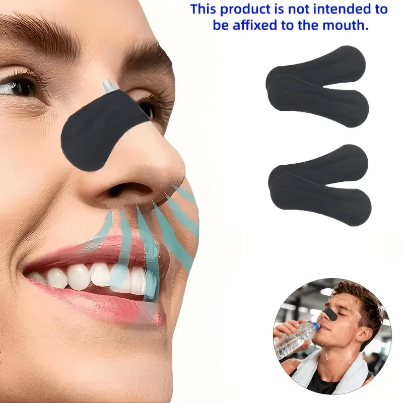 6-Pack Black Breathable Sports Nose Patches | Nixie Sports Nose Patch Nixie
