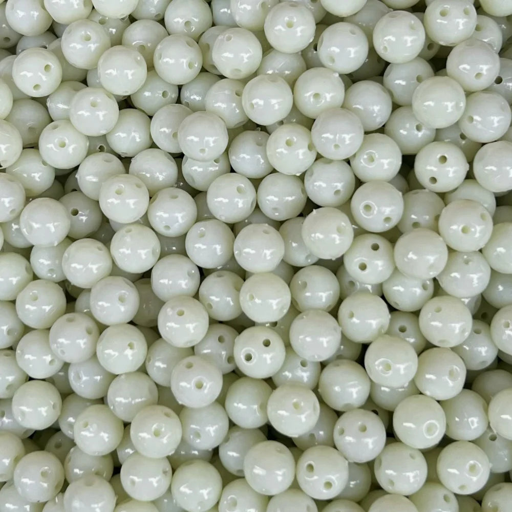 100pcs 9mm Luminous Cross Fishing Beads – Anti-Tangle Rig Accessories Fishing Rig Beads Nixie 9mm-100pcs