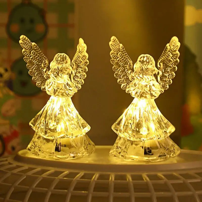 Nordic Angel LED Night Light | Colorful 3D Desk Figurine Lamp LED Night Light Nixie