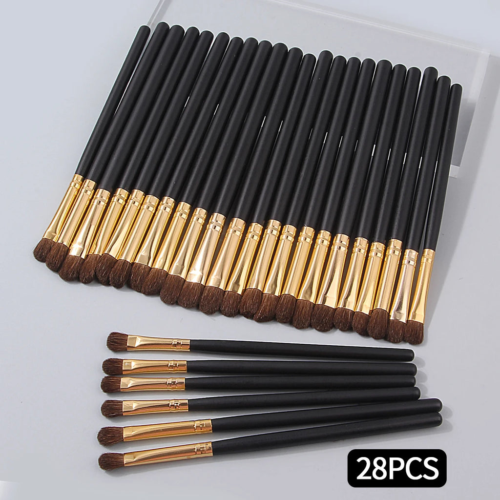 28-Piece Professional Eye Makeup Brush Set | Nixie Makeup Brush Set Nixie