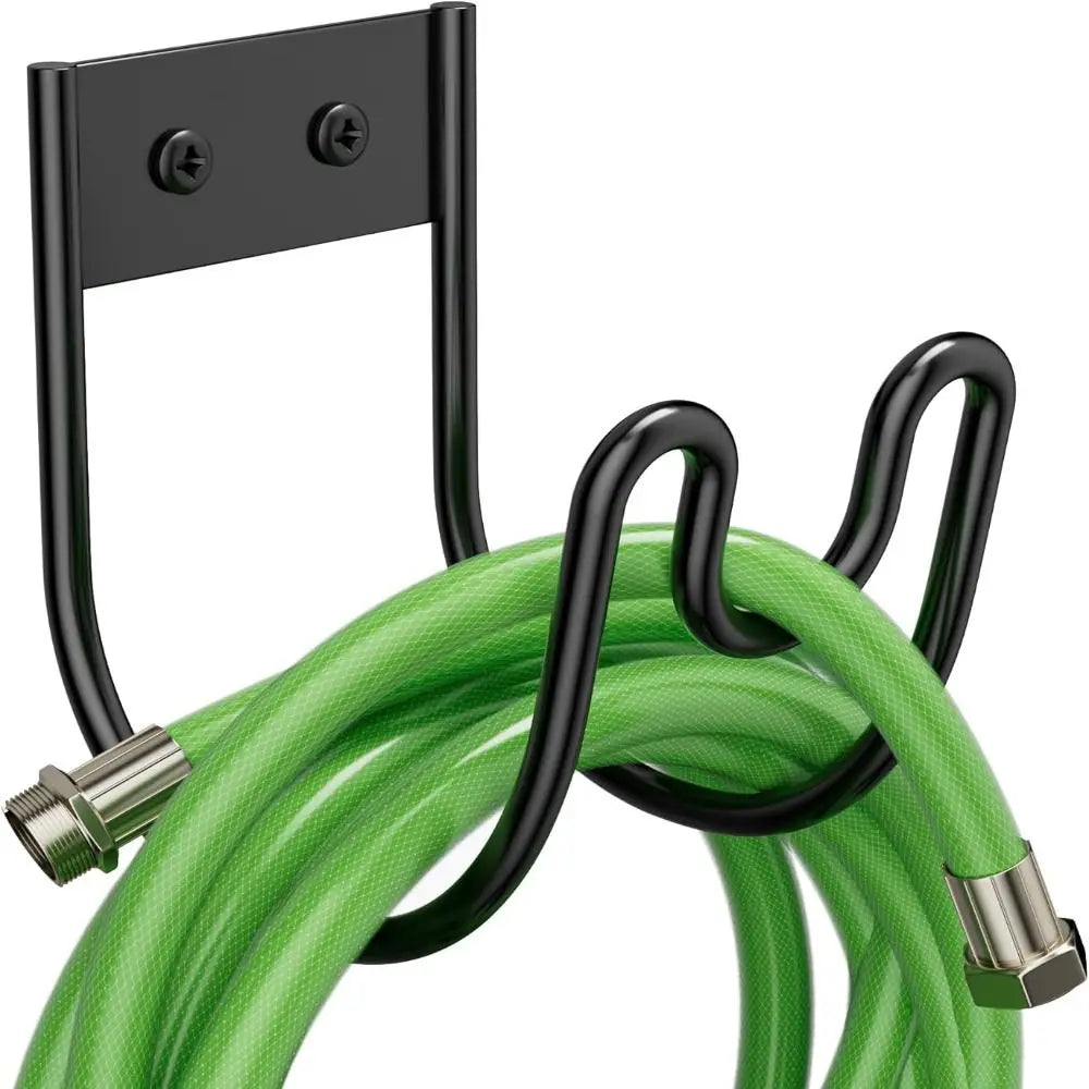 Wall Mounted Metal Garden Hose Hanger – Rust-Proof Hook