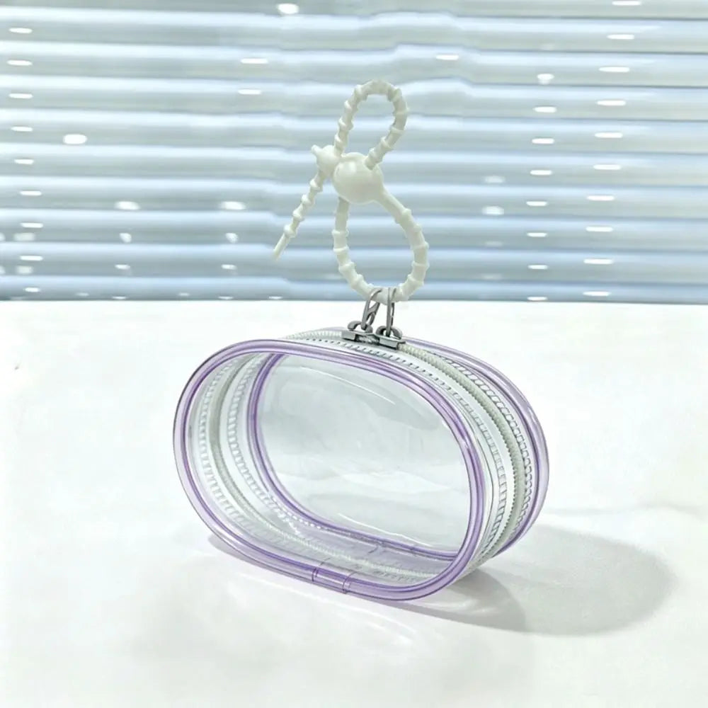 Transparent PVC Pet Food Pouch – Zipper & Hanging Loop