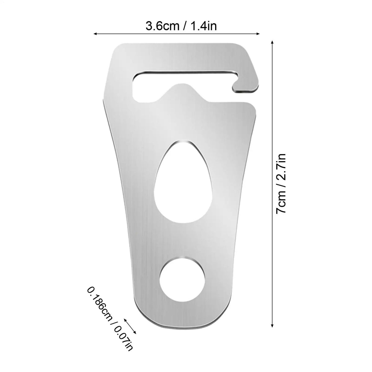 Stainless Steel Tent Rope Buckle & Wind Rope Fastener Tent Rope Buckle Nixie