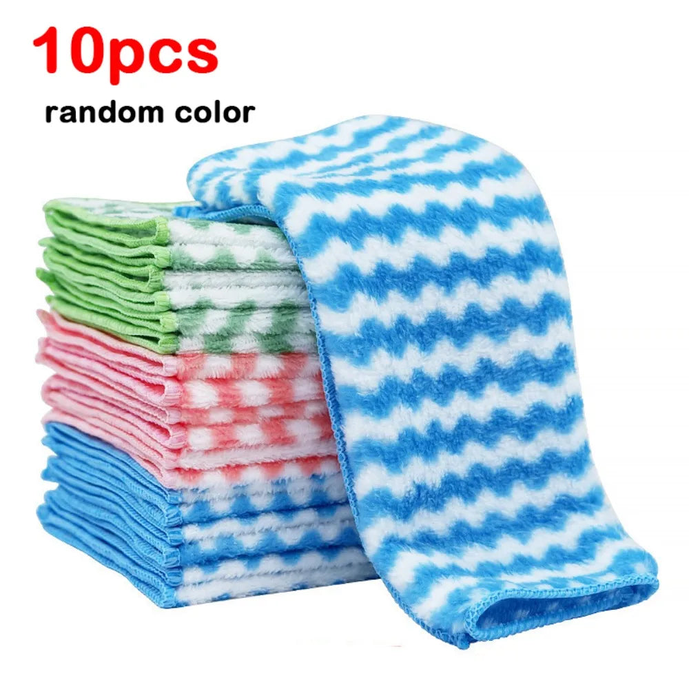 Coral Velvet Microfiber Cleaning Cloths 5/10/20 Pack Microfiber Cleaning Cloth Nixie 10pcs random color