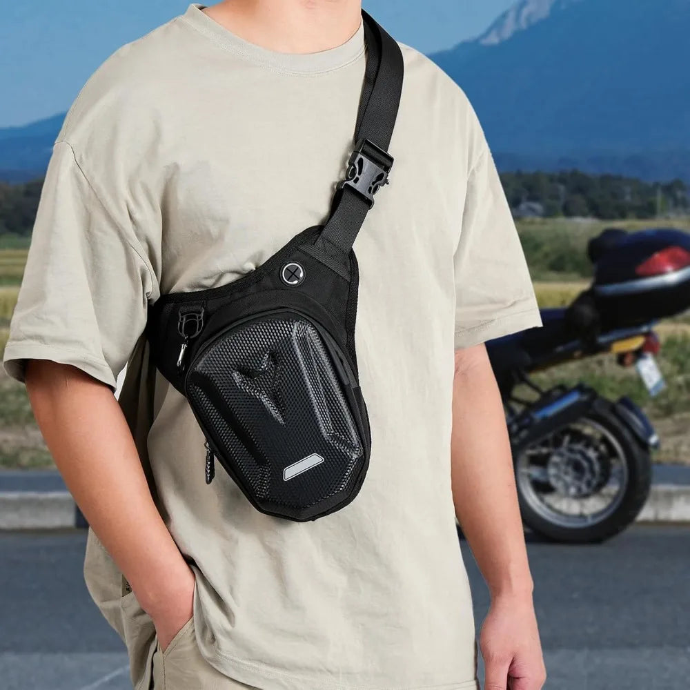 Nixie Motorcycle Drop Leg Bag Tactical Thigh Pouch – Black Drop Leg Bag Nixie