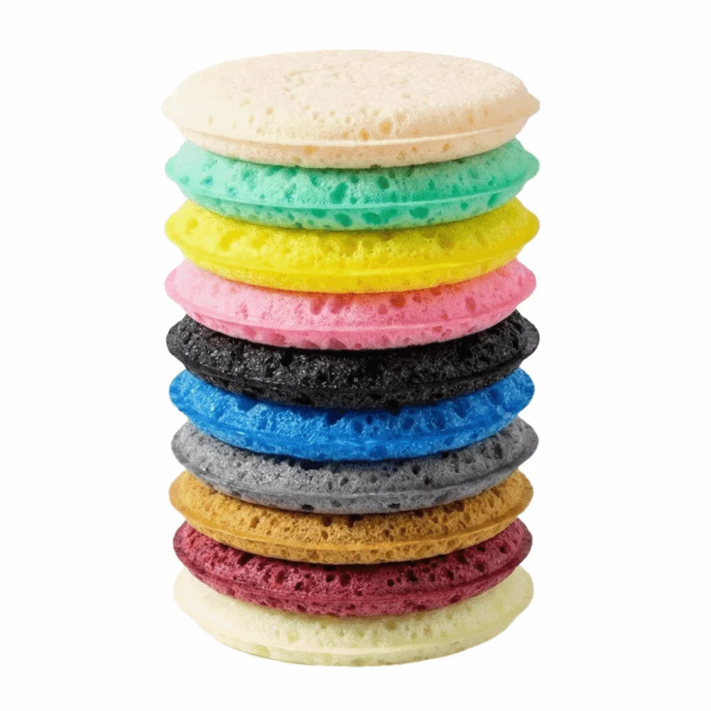 Round Non-Scratch Dishwashing Sponges – Multi-Use Pack of 5/10/20 Kitchen Cleaning Sponge Nixie 10 PCS