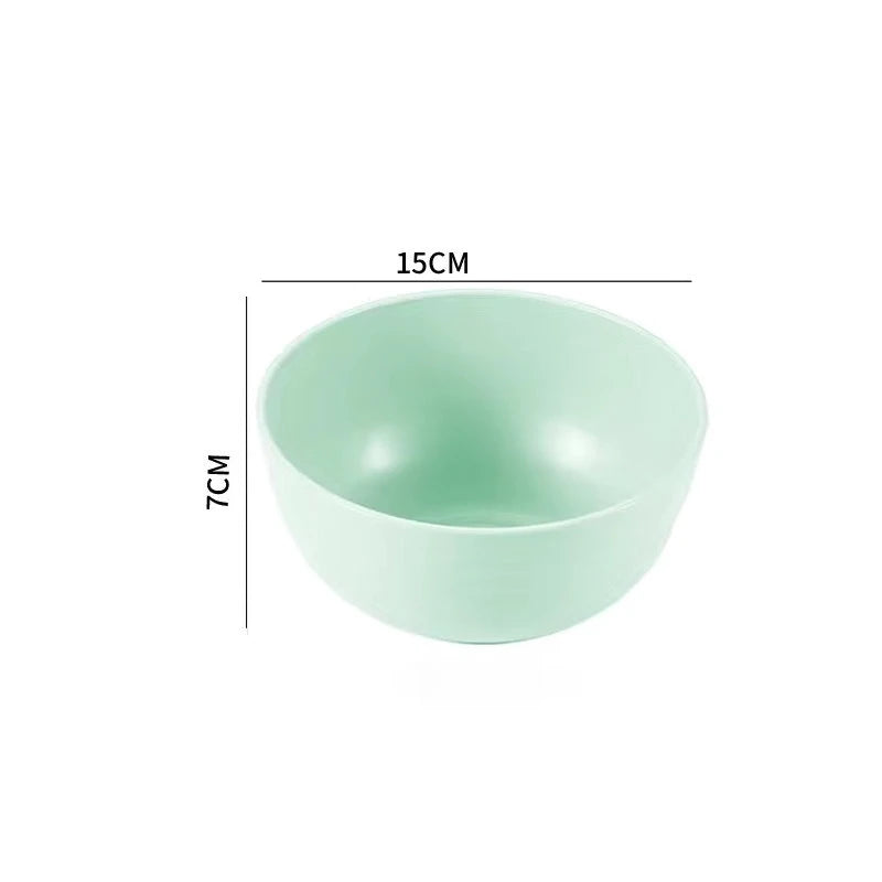 Wheat Straw Ramen Bowl Set of 4 – 15cm Eco-Friendly Plastic