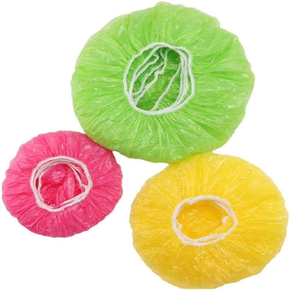 60/90 Pcs Reusable Elastic Bowl Covers – BPA-Free Food Lids Food Storage Lids Nixie 60pcs-3 Size