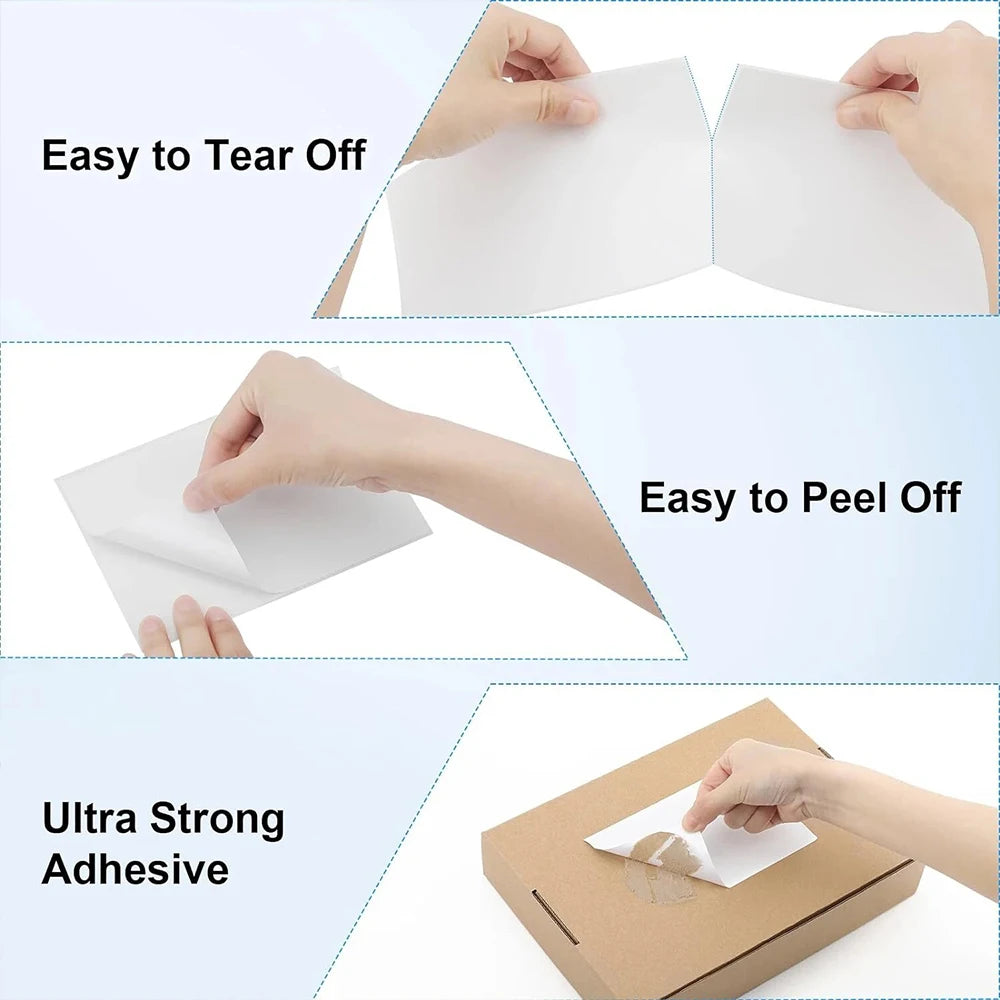 4x6" Thermal Shipping Labels 100x150mm – 500 Sheets Fanfold Thermal Shipping Labels Nixie
