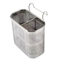 Stainless Steel Utensil Drying Basket & Chopstick Rack Utensil Drying Rack Nixie 1Pcs Silver