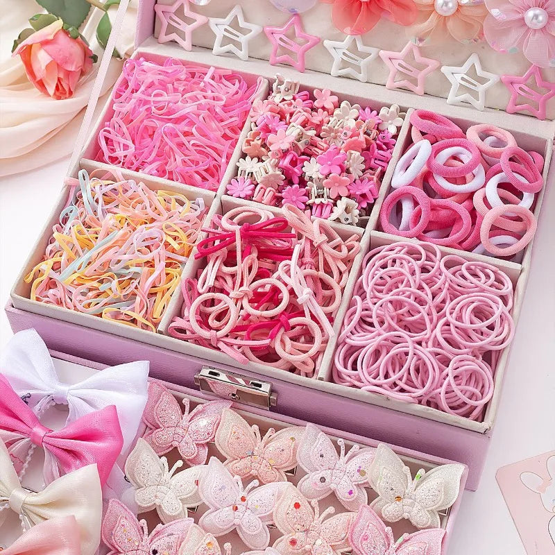 783-Piece Colorful Flower Hair Accessories Set for Girls Kids Hair Accessories Nixie