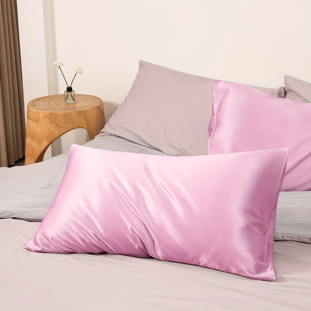 Satin Pillowcases 1 Pair – Soft, Breathable & Skin-Friendly