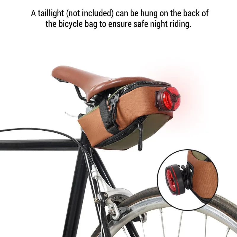 900D Bike Saddle Bag – Lightweight Waterproof Cycling Seat Bag Cycling Saddle Bag Nixie