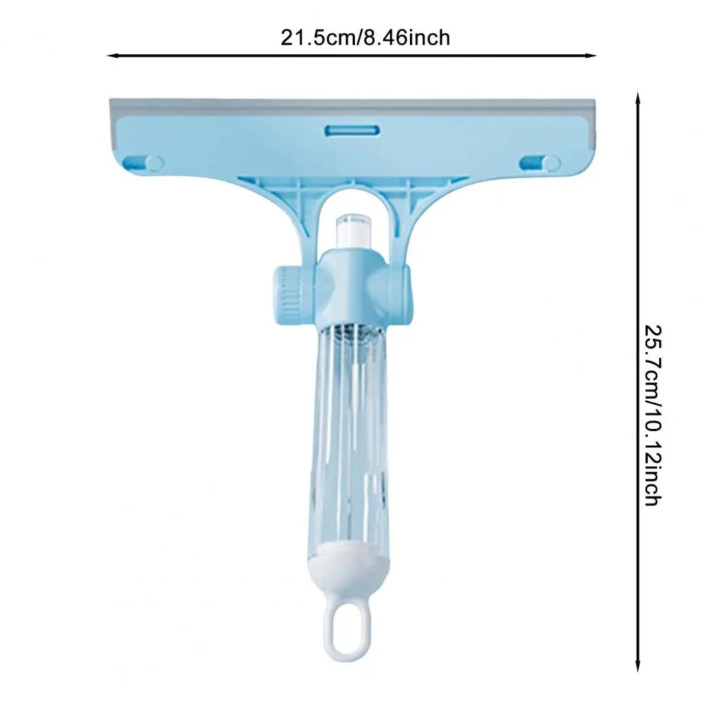 3-in-1 Glass Cleaning Brush with Spray Bottle & Squeegee Glass Cleaning Brush Nixie