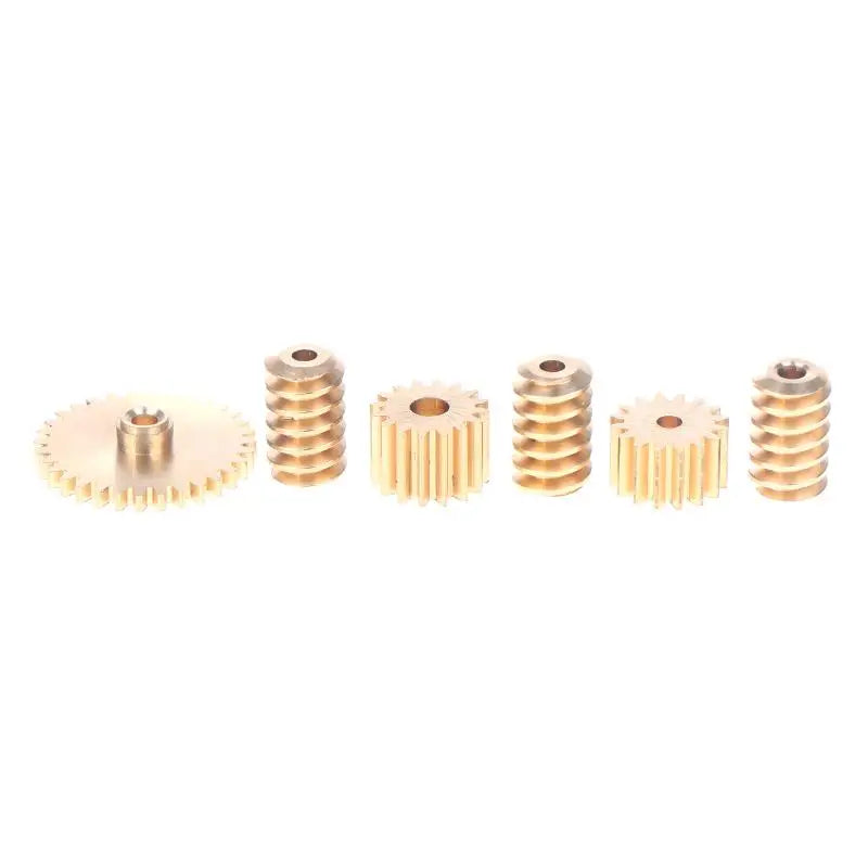 0.5M Copper Worm Gear Drive Set – 12–32 Teeth DIY Model Kit Worm Gear Drive Set Nixie